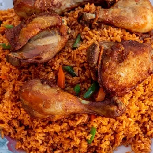 Jollof Rice with Chicken 